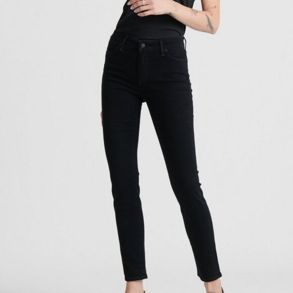 Lucky Brand High Waist Skinny Black Hayden Jeans 26/2 A - Picture 2 of 11